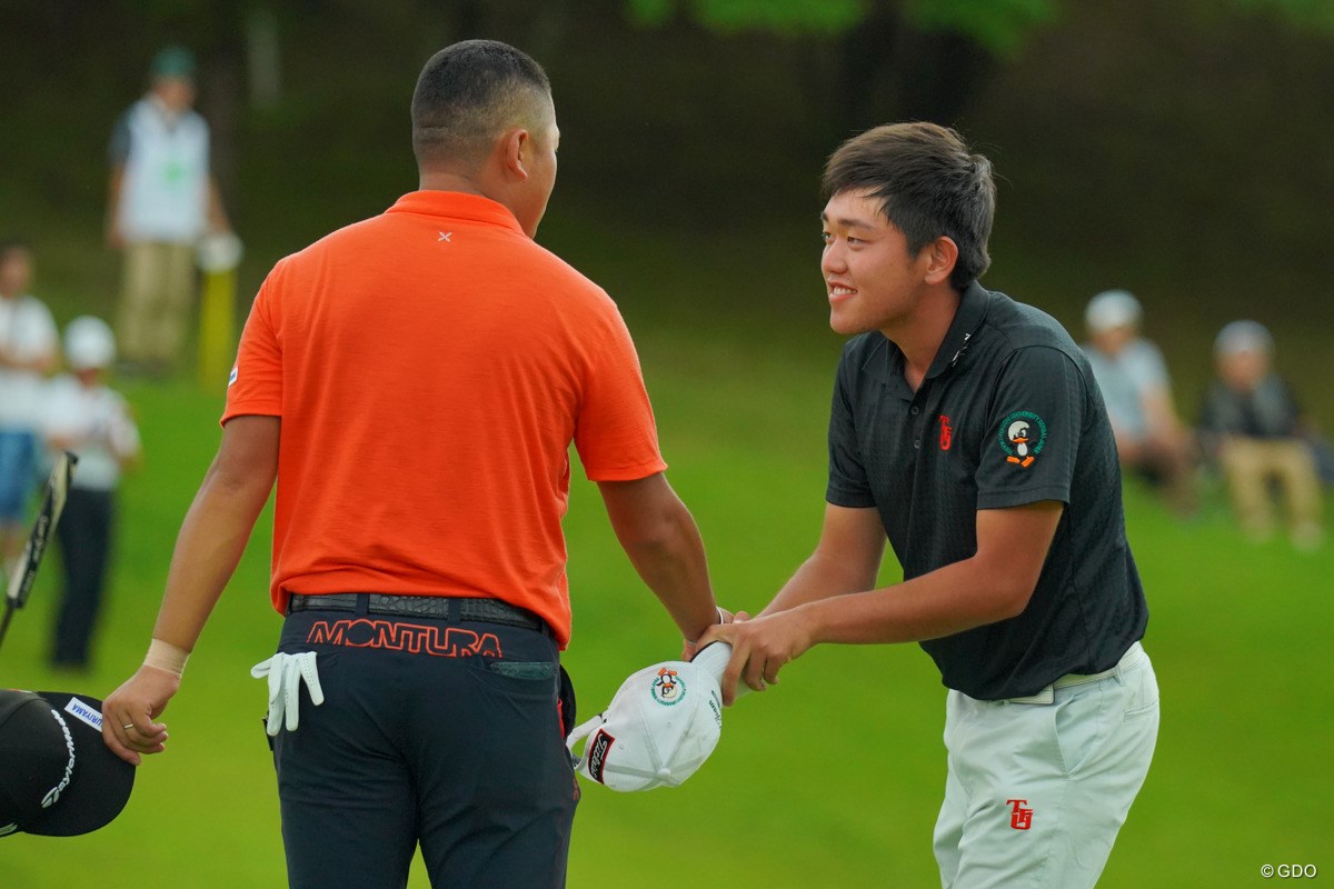 2019年 ダンロップ・スリクソン福島オープン 2日目 米澤蓮