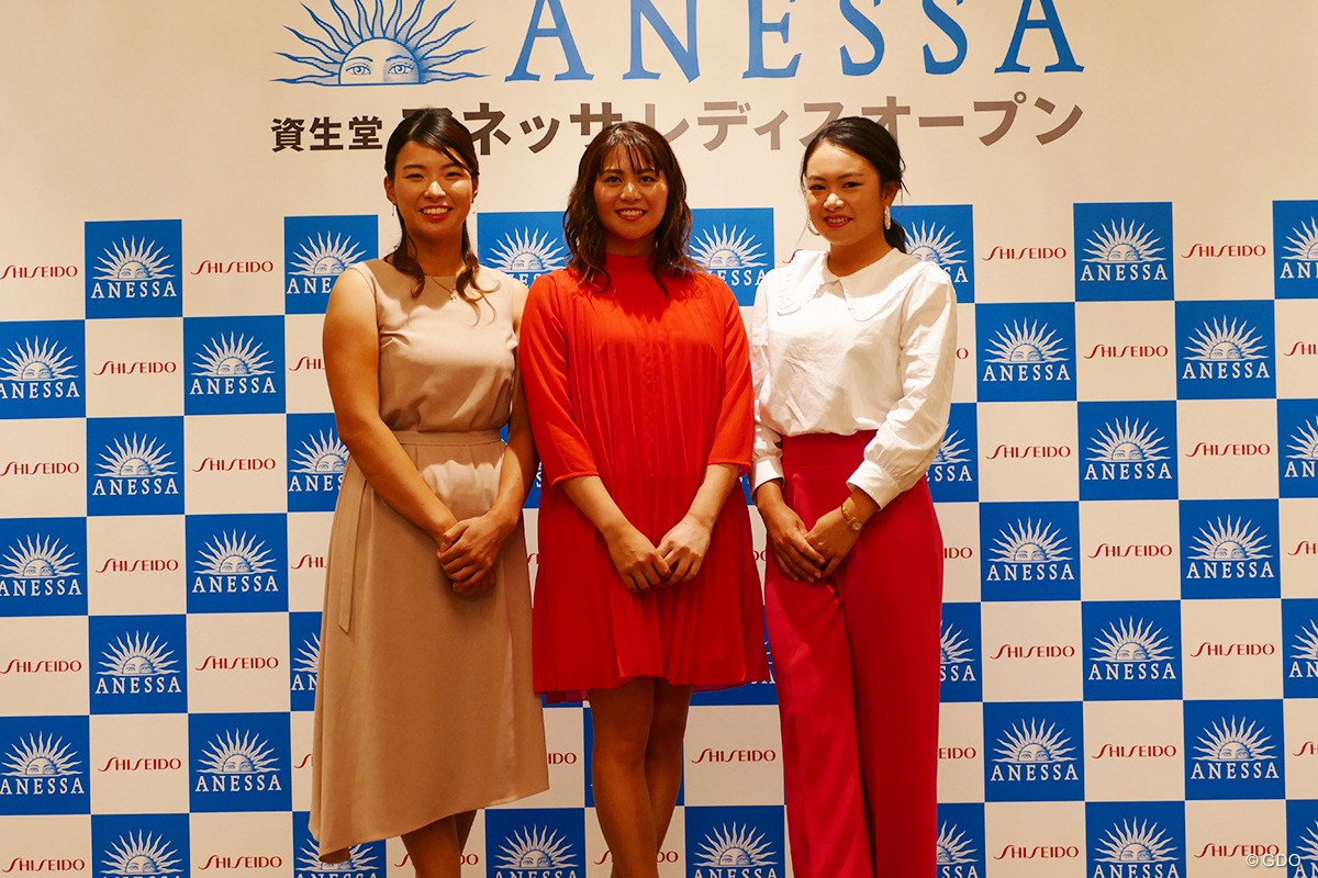 2019年 資生堂アネッサレディスオープン 事前 渋野日向子 新垣比菜 河本結