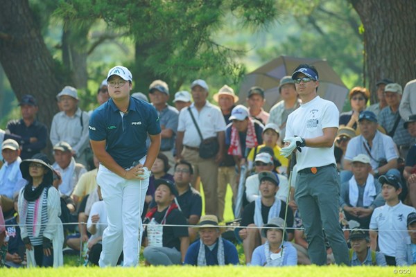 2019年 日本プロゴルフ選手権 石川遼 ハン・ジュンゴン ハン・ジュンゴンとのプレーオフを制して3シーズンぶりの優勝を遂げた石川遼