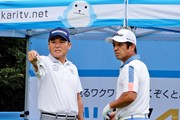2019年 ひかりTV 4K・FUNAI ダブルスゴルフ選手権 丸山茂樹（左）＆伊澤利光