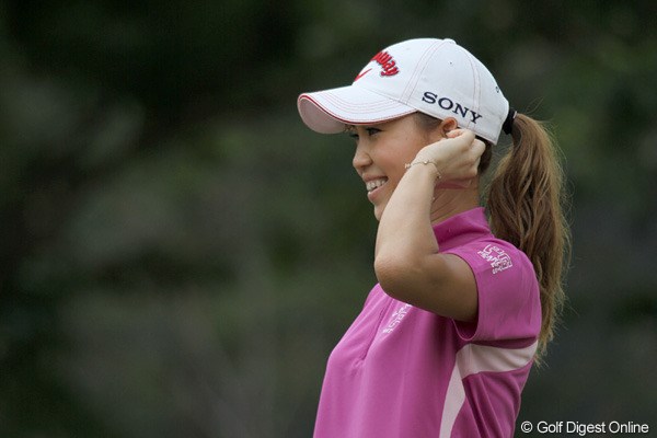 2010年 ホンダPTT LPGAタイランド 初日 桃子笑顔