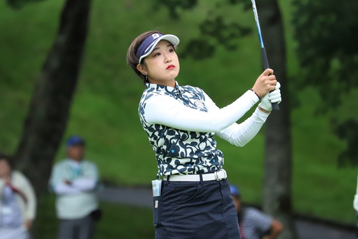 20歳の高木優奈が単独首位発進した（※日本女子プロゴルフ協会提供） 2019年 ANA PRINCESS CUP 初日 高木優奈