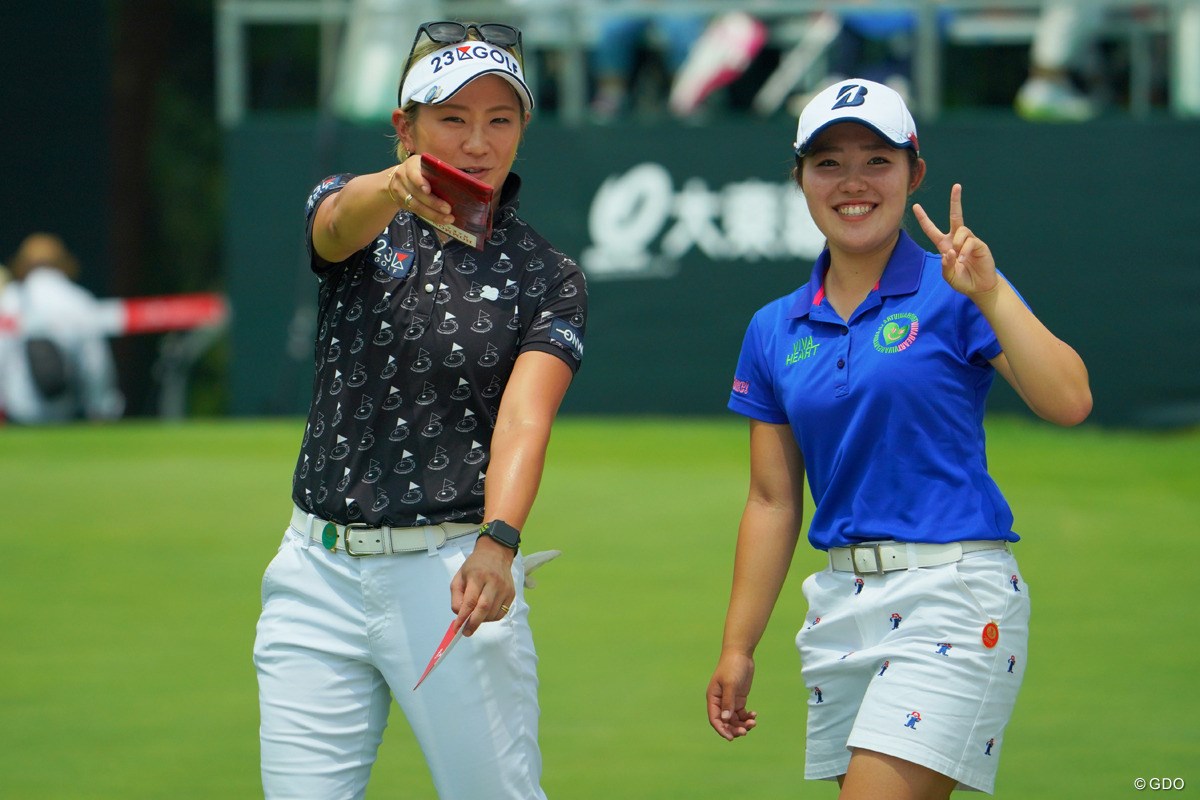 2019年 大東建託・いい部屋ネットレディス 初日 成田美寿々 古江彩佳