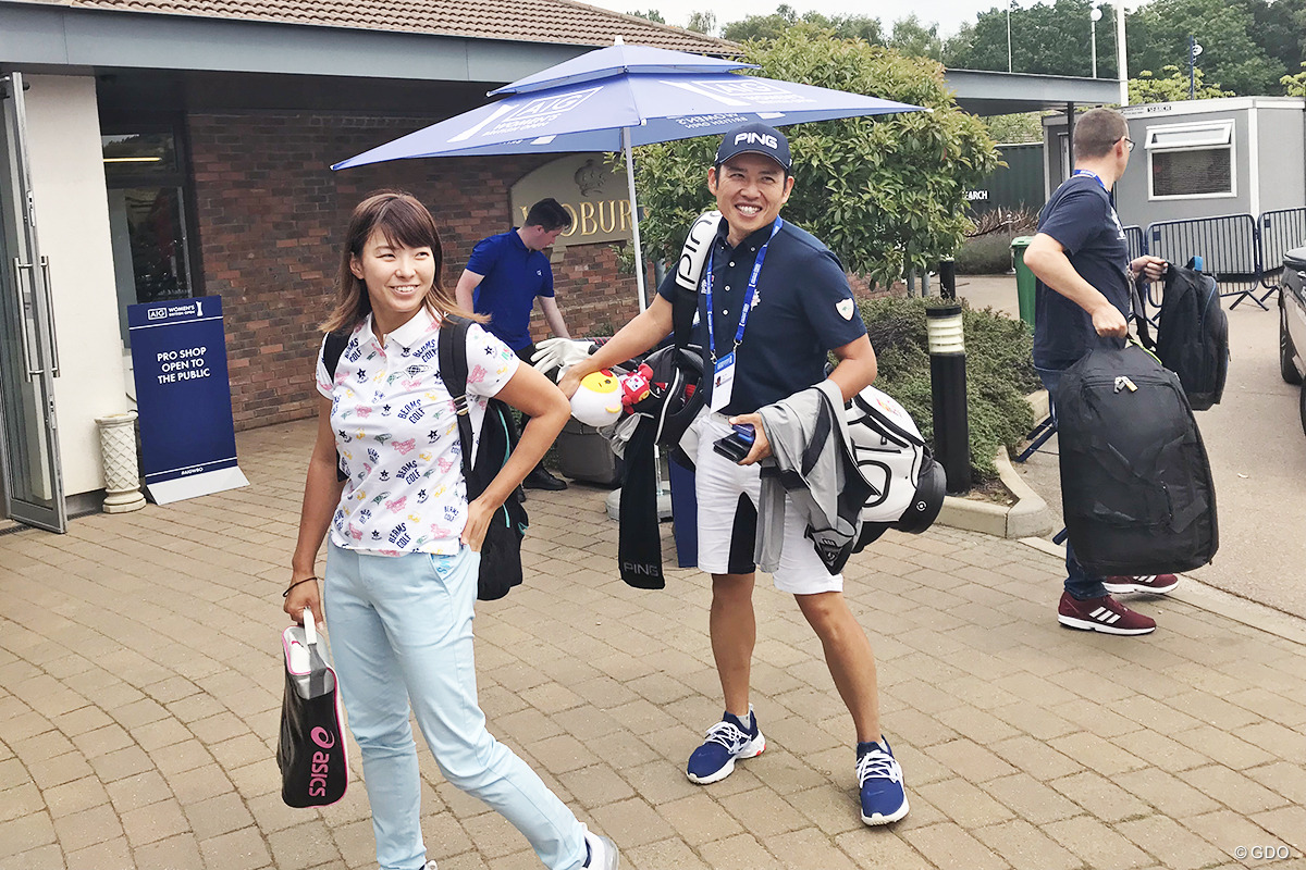 AIG 全英女子オープン ゴルフ用傘 ラウンド用品・アクセサリー