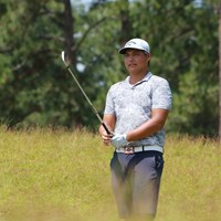 多くのチャンスを逃しながらも上位で2日目を終えた欧陽子龍 2019年 全米アマチュアゴルフ選手権 予選2日目