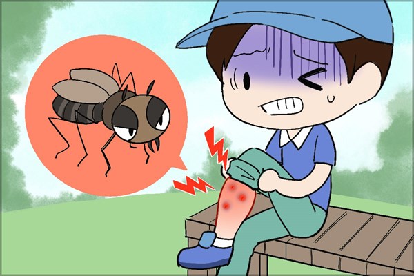 夏の毒虫シリーズ・ブヨ 知らぬ間に近寄ってくるブヨ。刺されると蚊よりもかゆくて痛い…