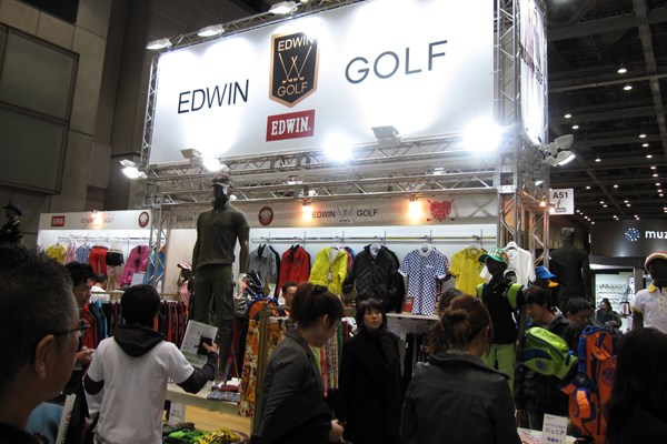 第44回ジャパンゴルフフェア2010 フォトギャラリーレポート NO.58 昨年ゴルフフェアでブースを出展し、そこから話題となった「EDWIN GOLF」