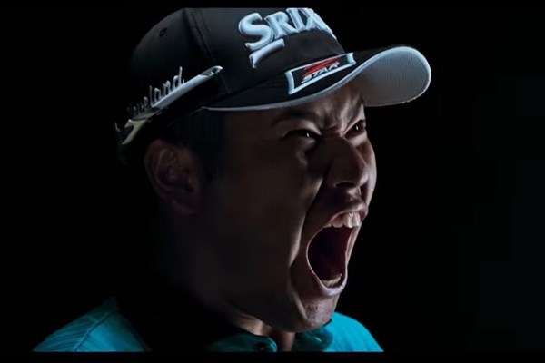 PGATOURのプロモーションビデオに登場する松山英樹 ※公式動画よりキャプチャー