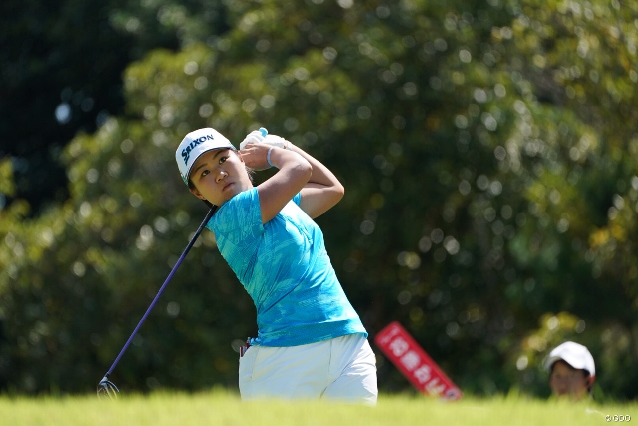 畑岡奈紗が国内メジャー3勝目へ3打差首位 渋野日向子は40位