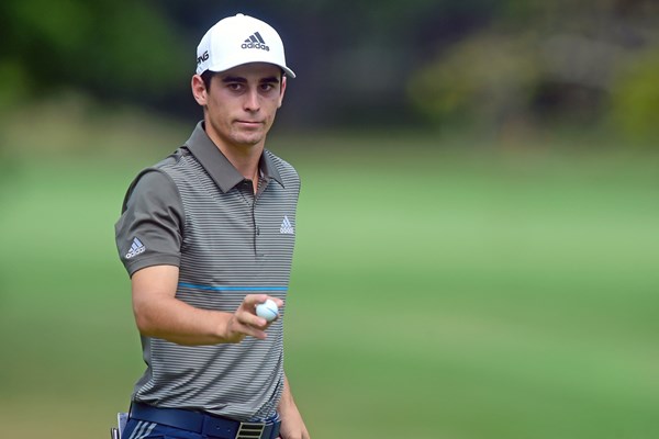 チリ勢初の優勝に前進して最終日を迎えるホアキン・ニーマン（Jared C. Tilton/Getty Images）