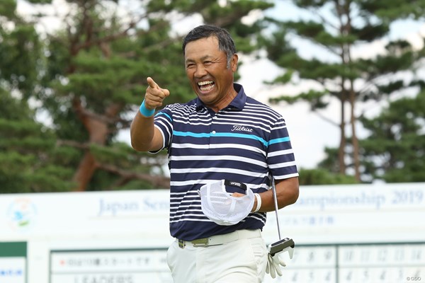 2019年 日本シニアオープンゴルフ選手権競技 初日 清水洋一 清水洋一は地元・日高市出身のプロ。初勝利を狙う