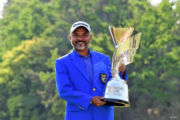 2018年 パナソニックオープンゴルフチャンピオンシップ 最終日 ラヒル・ガンジー  前年大会はラヒル・ガンジーが接戦を制し、逆転優勝を果たした