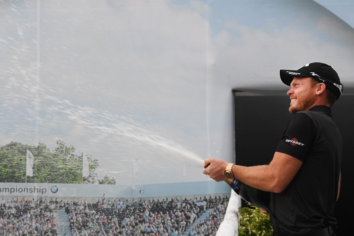 欧州ツアーのビッグタイトルを獲得したダニー・ウィレット（Ross Kinnaird/Getty Images） 2019年 BMW PGA選手権 最終日 ダニー・ウィレット