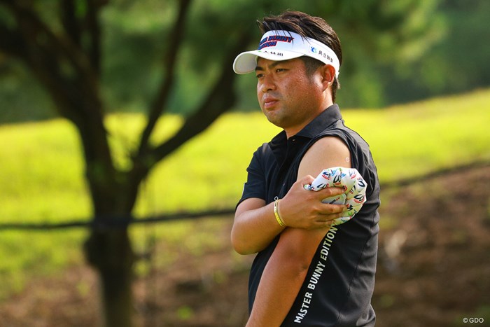 痛む左肩をかばいながらプレーを行なった 2019年 パナソニックオープンゴルフチャンピオンシップ 3日目 池田勇太