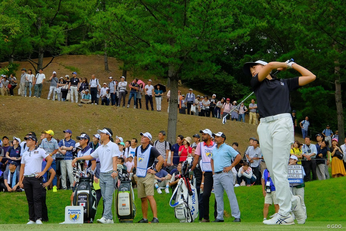 2019年 パナソニックオープンゴルフチャンピオンシップ 3日目 イ・サンヒ 石川遼 ラヒル・ガンジー 金沢美咲
