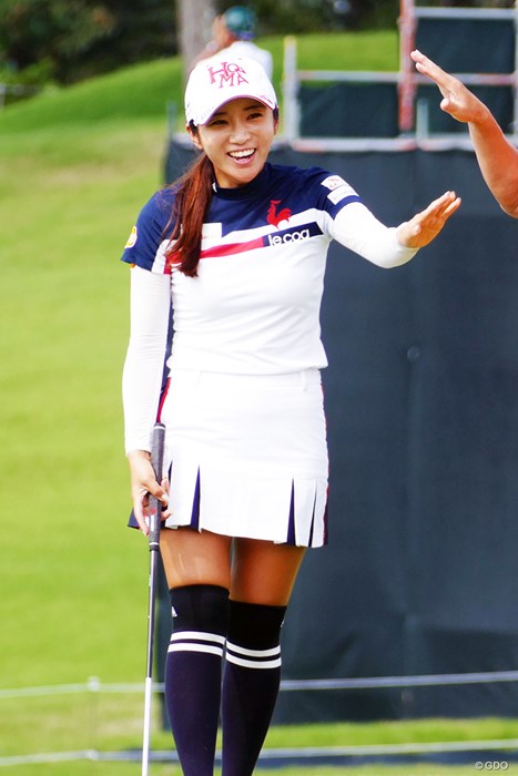 イ・ボミは自らのフレーズに赤面した 2019年 日本女子オープンゴルフ選手権 事前 イ・ボミ