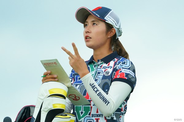 2019年 日本女子オープンゴルフ選手権 初日 大里桃子 昨日2個食べたから、あと1個残ってるはず。