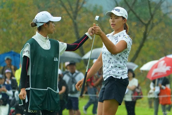 2019年 日本女子オープンゴルフ選手権 初日 渋野日向子 8バーディを量産した渋野日向子。好発進を決めた