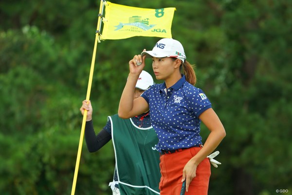 2019年 日本女子オープンゴルフ選手権 2日目 渋野日向子 終盤に盛り返した渋野日向子