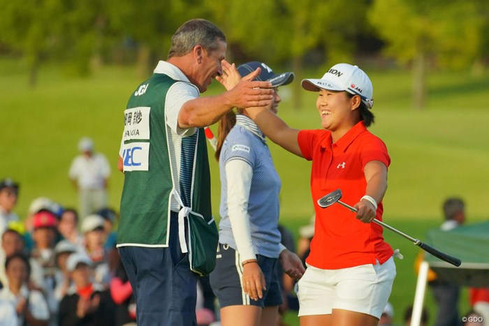 良いキャディに巡り合う事もプロゴルファーとしての運なのか。 2019年 日本女子オープンゴルフ選手権 最終日 畑岡奈紗