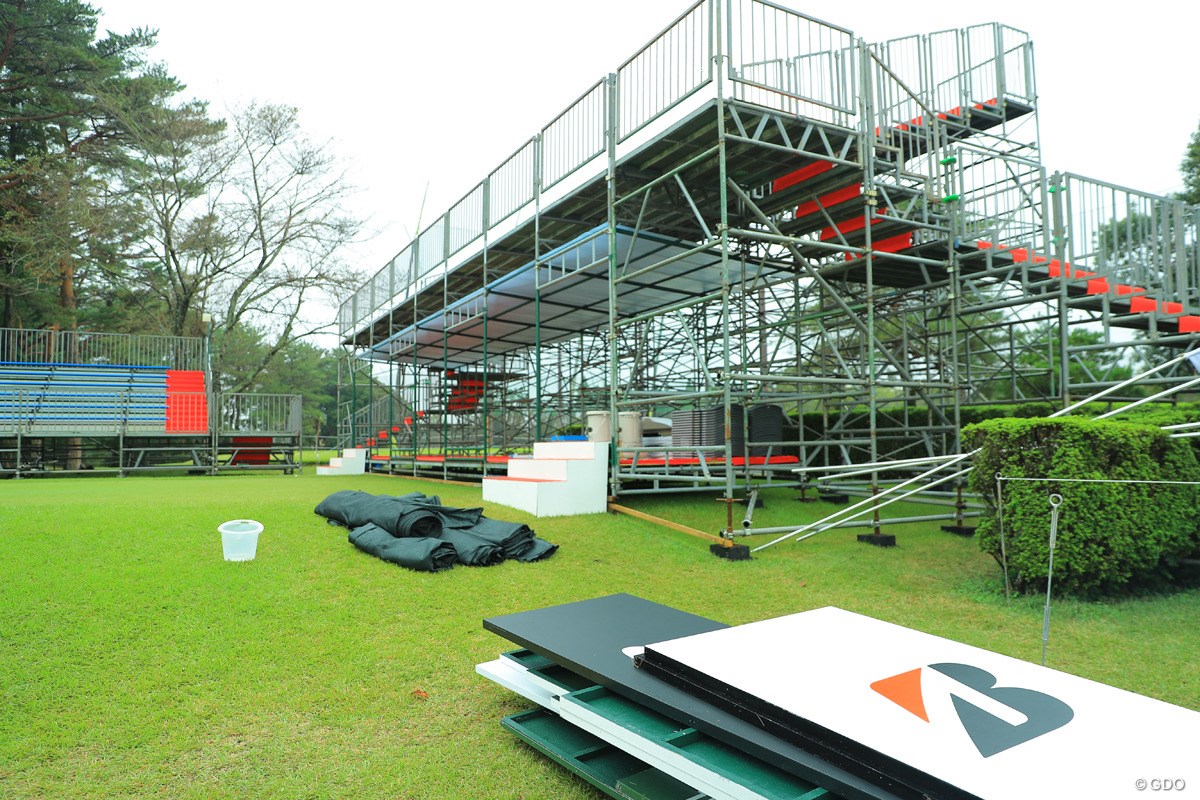 2019年 ブリヂストンオープンゴルフトーナメント 2日目 台風対策