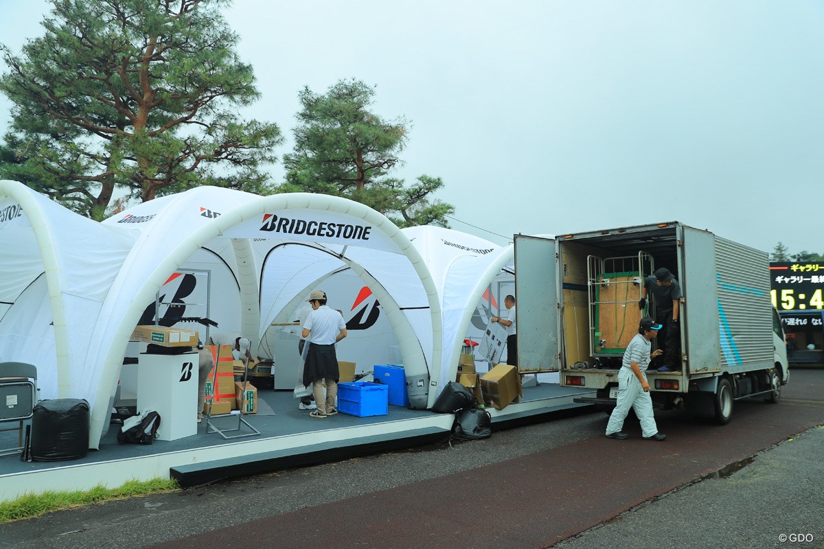 2019年 ブリヂストンオープンゴルフトーナメント 2日目 台風対策