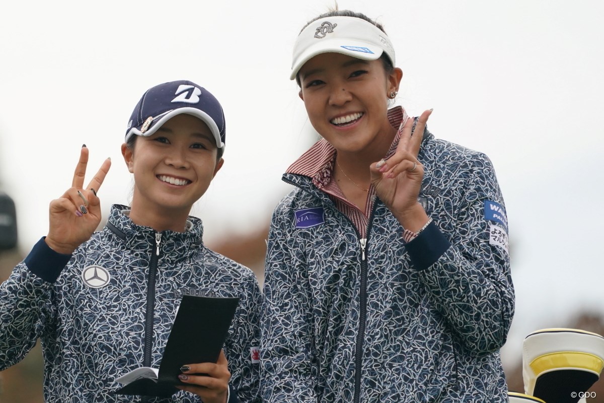 2019年 富士通レディース 初日 金澤志奈 エイミー・コガ