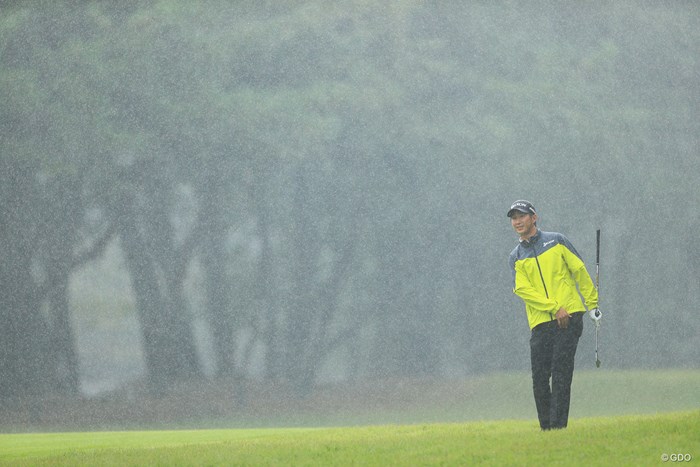 どうこの雨。 帰りたい 2019年 日本オープンゴルフ選手権競技 2日目 星野陸也
