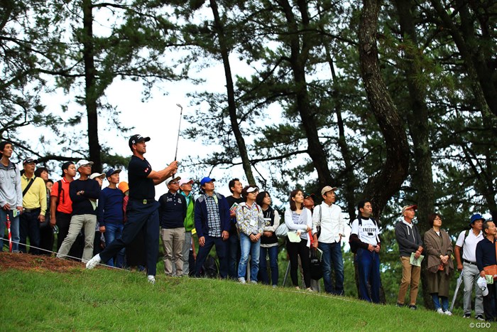 Hole16  par5  サードショット 2019年 日本オープンゴルフ選手権競技 3日目 アダム・スコット