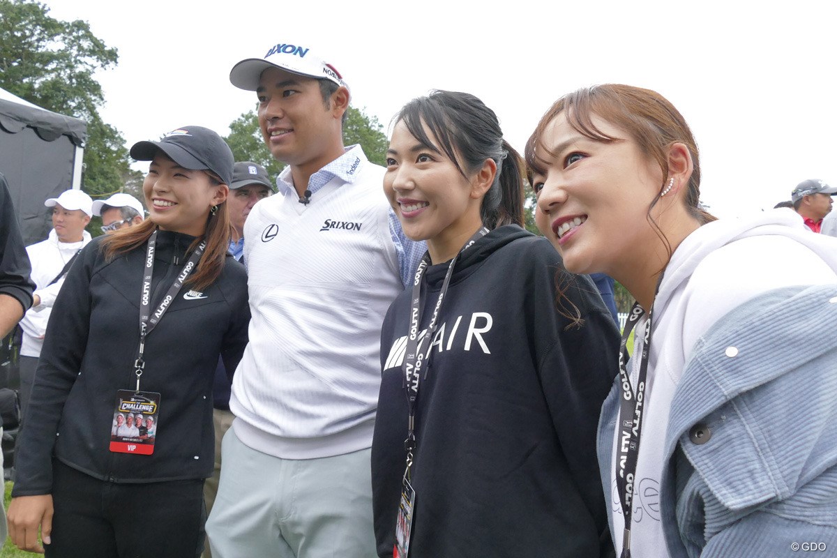 松山英樹と女子プロたち