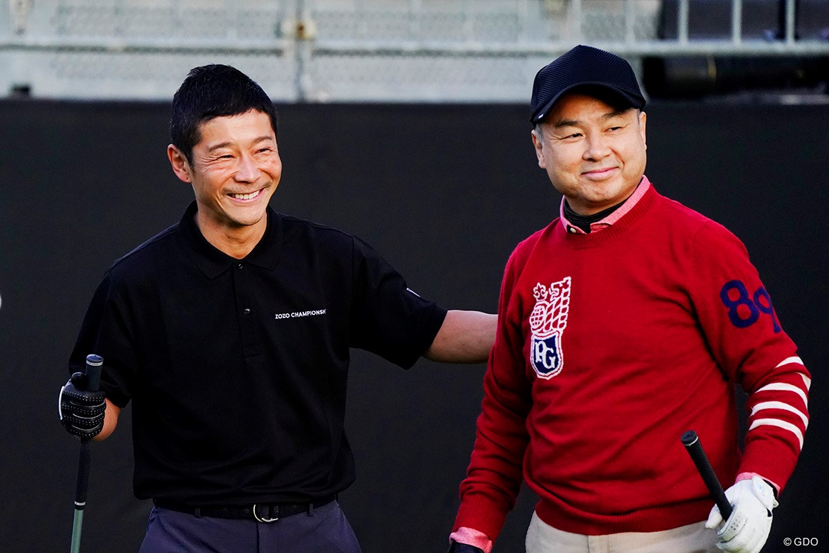孫正義、前澤友作両氏