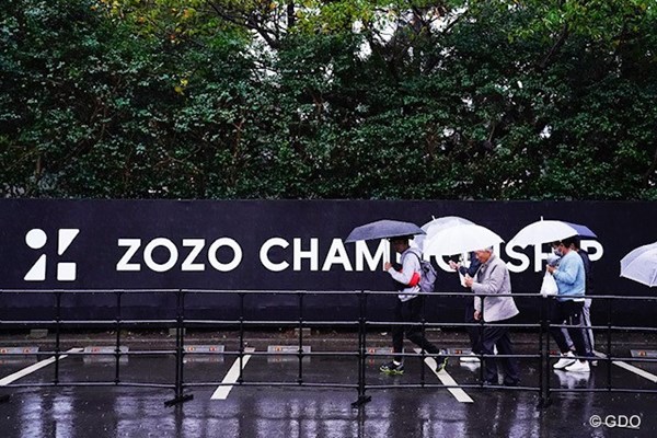 2020年 ZOZOチャンピオンシップ 2日目 ZOZOチャンピオンシップ 悪天候により第2ラウンドは順延