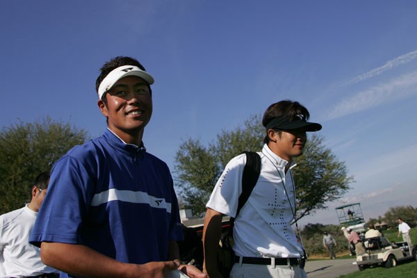 2004年 米PGAツアークオリファイングトーナメント最終予選 谷原秀人 6日間戦い抜き笑顔を見せた谷原秀人（写真提供：BEYONDSHIP）
