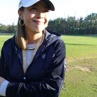 下村真由美はゴルファーからレーサーへ華麗なる転身 2019年 ダンロップフェニックストーナメント 初日 下村真由美