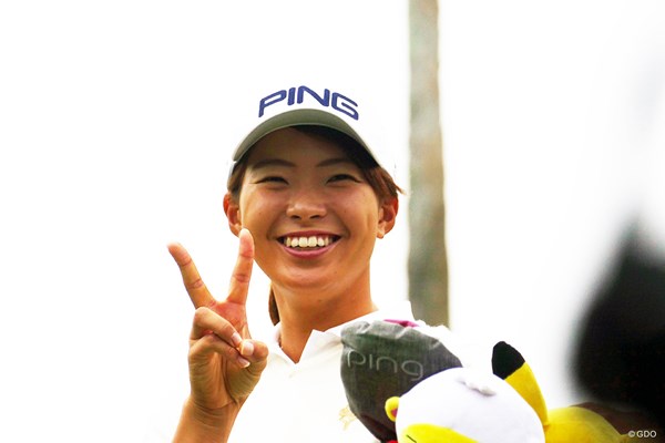 2019年 LPGAツアーチャンピオンシップリコーカップ 事前 渋野日向子 渋野日向子は「笑顔の戦い」を目標にした
