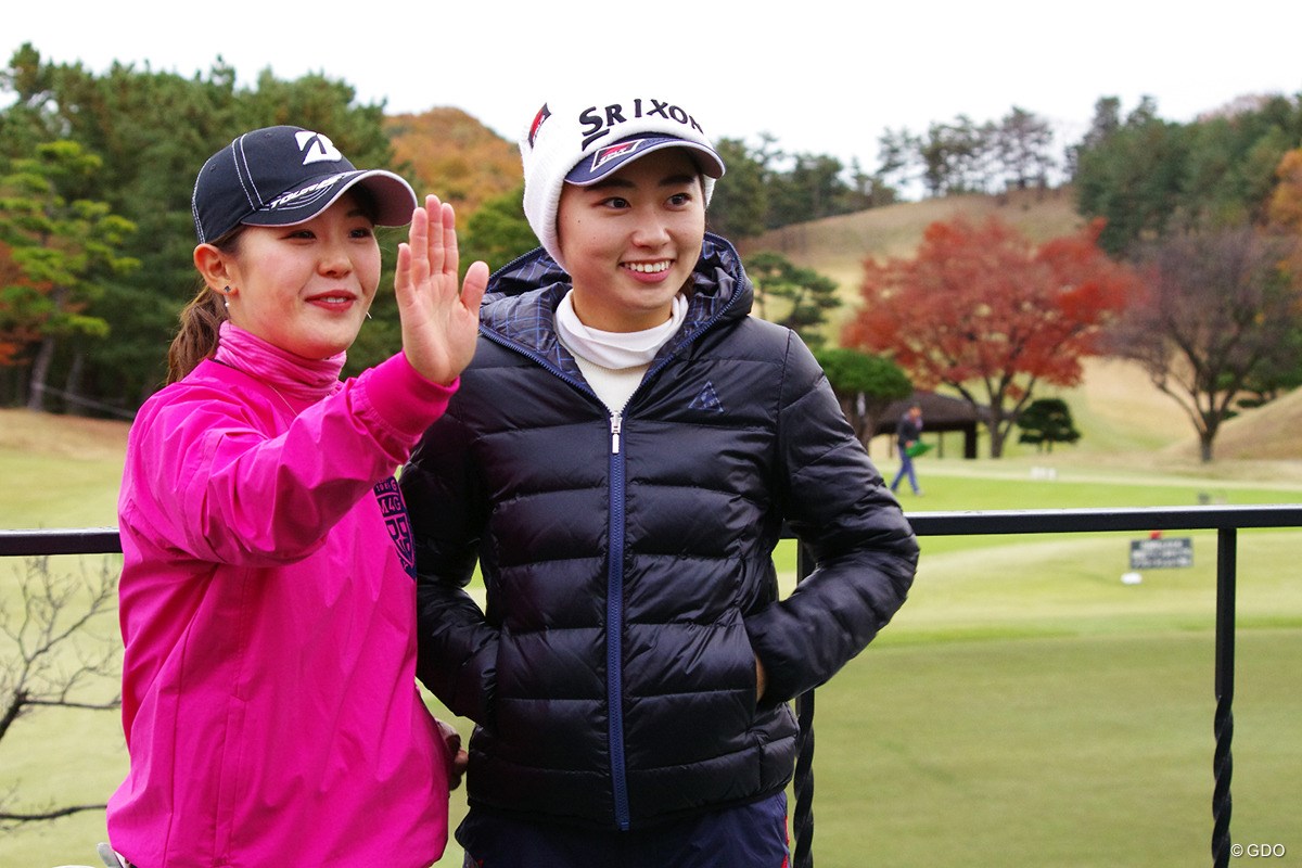 2019年 ファイナルクォリファイングトーナメント 最終日 安田祐香（右）と吉田優利