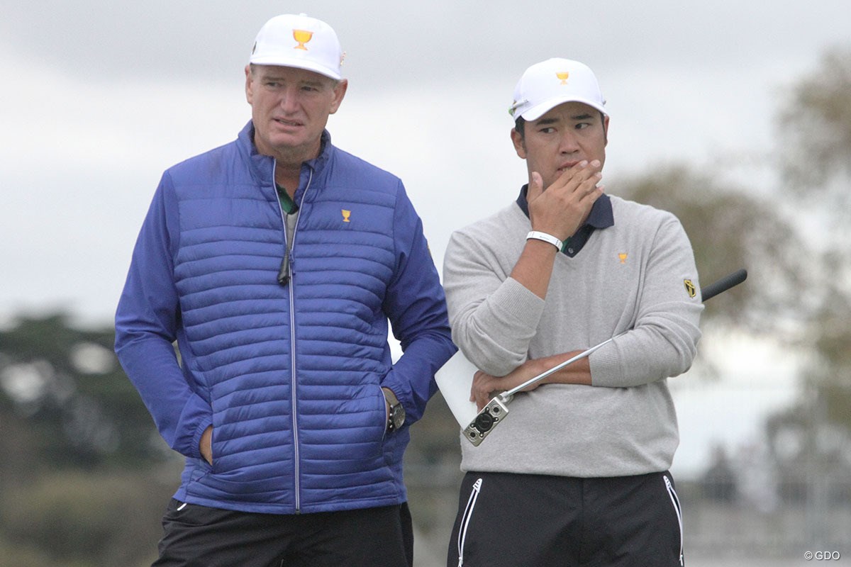 2020年 プレジデンツカップ 3日目 松山英樹 アーニー・エルス