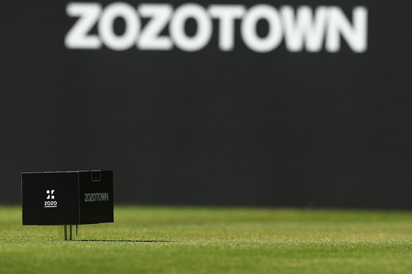 2020年 ZOZOチャンピオンシップ ティマーク ティマークはZOZOTOWNのデリバリーのハコでした（ZOZOチャンピオンシップ提供画像）