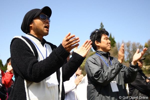 宮崎で合宿中の片山プロが、北田プロの応援に駆け付けてました。