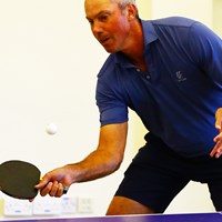 卓球も得意のマット・クーチャー 2020年 SMBCシンガポールオープン  2日目 マット・クーチャー