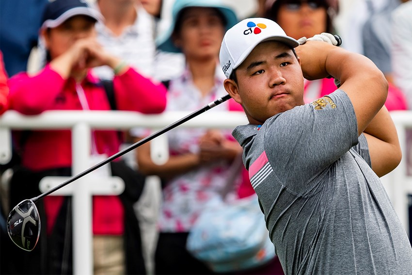 韓国のキム ジュヒョン 写真は年香港オープン3日目 Yu Chun Christopher Wong Getty Images 年 Smbcシンガポールオープン 3日目 キム ジュヒョン フォトギャラリー Gdo
