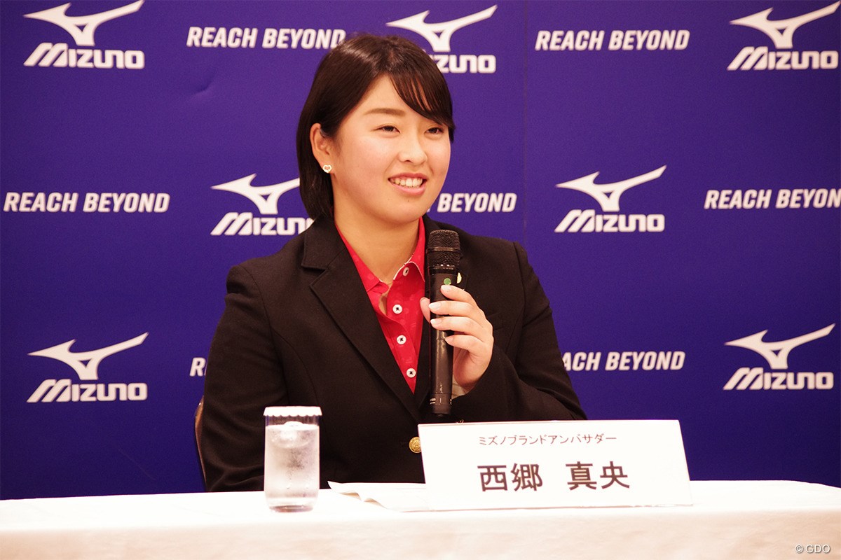 2020年 ミズノ契約発表会 西郷真央