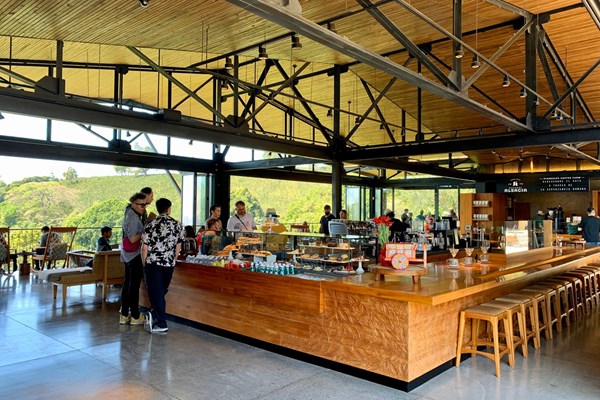 2020年 オマーンオープン 事前 コスタリカのコーヒー農園 農園にはカフェもありました