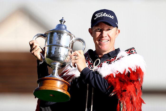 ブラッド・ケネディが逆転で2011年大会以来の優勝を果たした（Hannah Peters/Getty Images) 2020年 ニュージーランドオープン  最終日 ブラッド・ケネディ