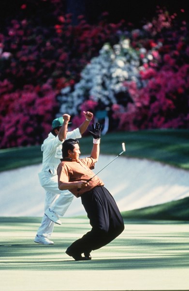 1991年 マスターズ 尾崎将司 レジェンド尾崎将司は日本人のマスターズに関わるさまざまな記録を保持 (Augusta National／Getty Images)
