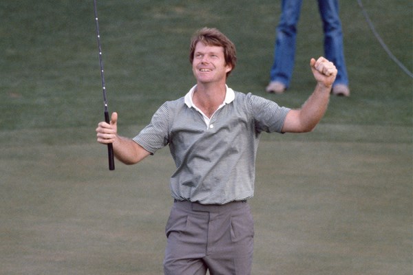 1981年、大会2勝目を挙げたトム・ワトソン(Leonard Kamsler／Popperfoto via Getty Images)