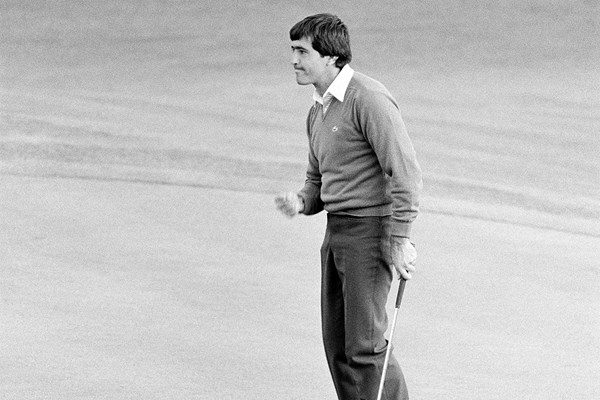 1980年 マスターズ 最終日 セベ・バレステロス 1980年大会王者となったセベ・バレステロス。当時23歳だった(Peter Dazeley／Getty Images)