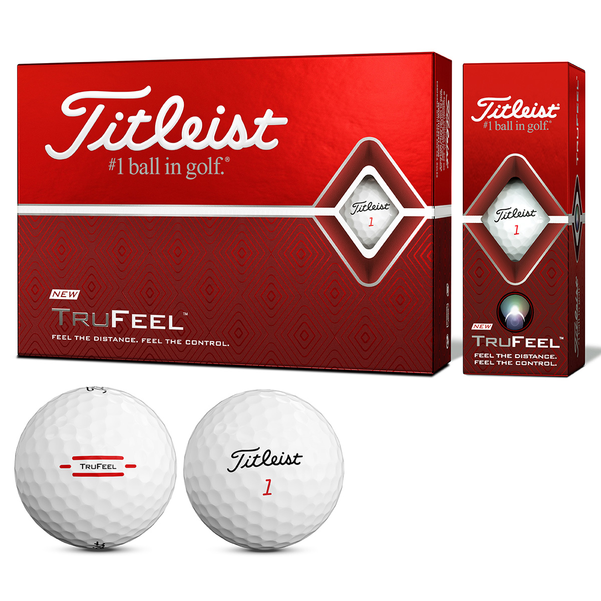 おすすめネット ボール ゴルフ FEEL TRU TITLEIST タイトリスト 白 ホワイト 5ダース60個 2022年モデル トゥルーフィール -  ゴルフボール