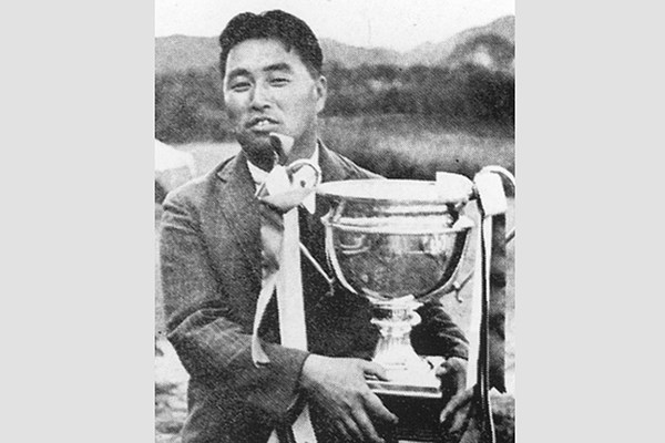 2020年 残したいゴルフ記録 村木章 1930年「日本プロ」を19打差で制した村木章 ※「PGAリポート」No.104より