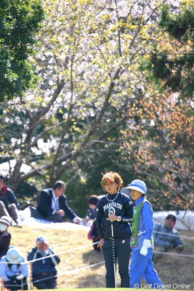 2010年 ヤマハレディースオープン葛城 2日目 櫻井有希 今シーズン初出場の櫻井有希だが、90位タイで予選落ち。サクラは咲かず